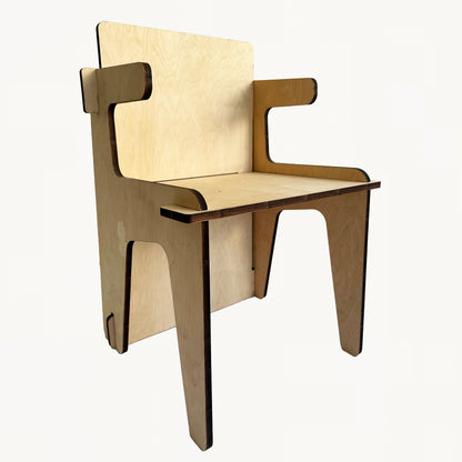 CH001C / WOODEN PUZZLE CHAIR