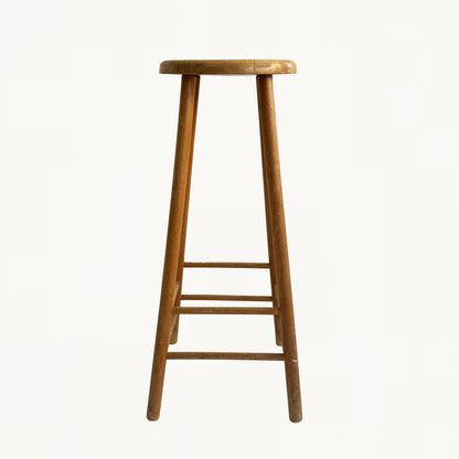 ST016 / TALL WOODEN STOOL