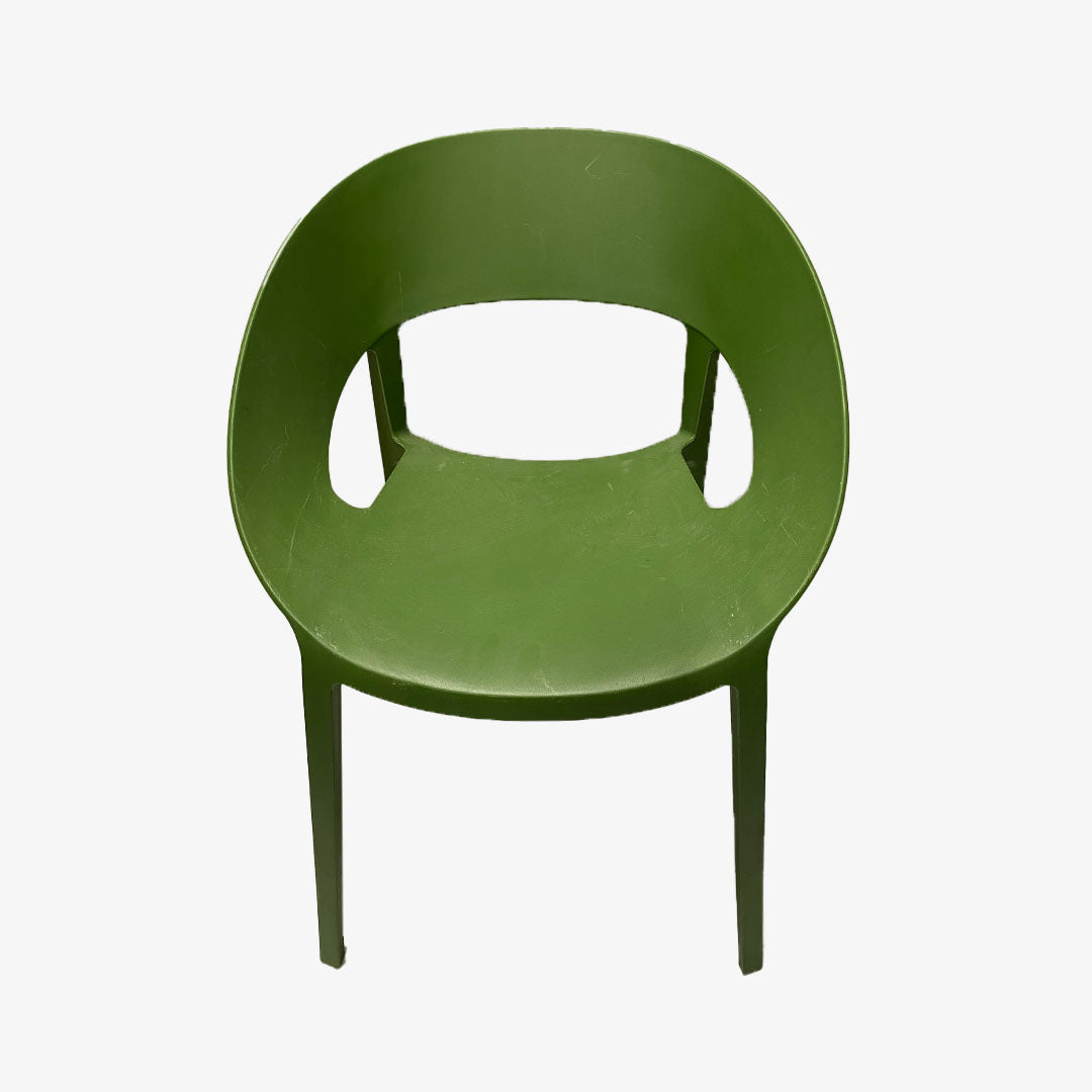 CH001JN / GREEN OVAL CHAIR