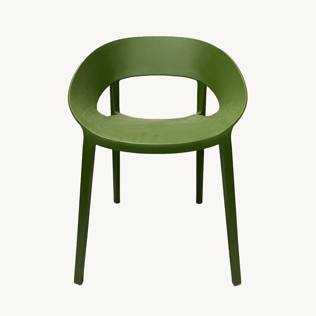 CH001JN / GREEN OVAL CHAIR