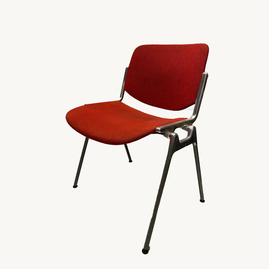 JN.01.0047/ DSC 106 RED FABRIC CHAIR